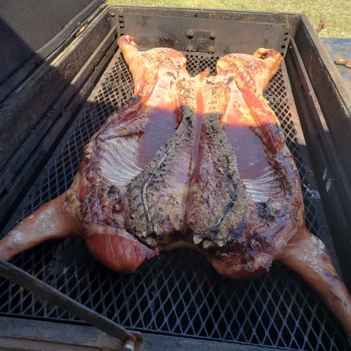 Whole pig clearance grill